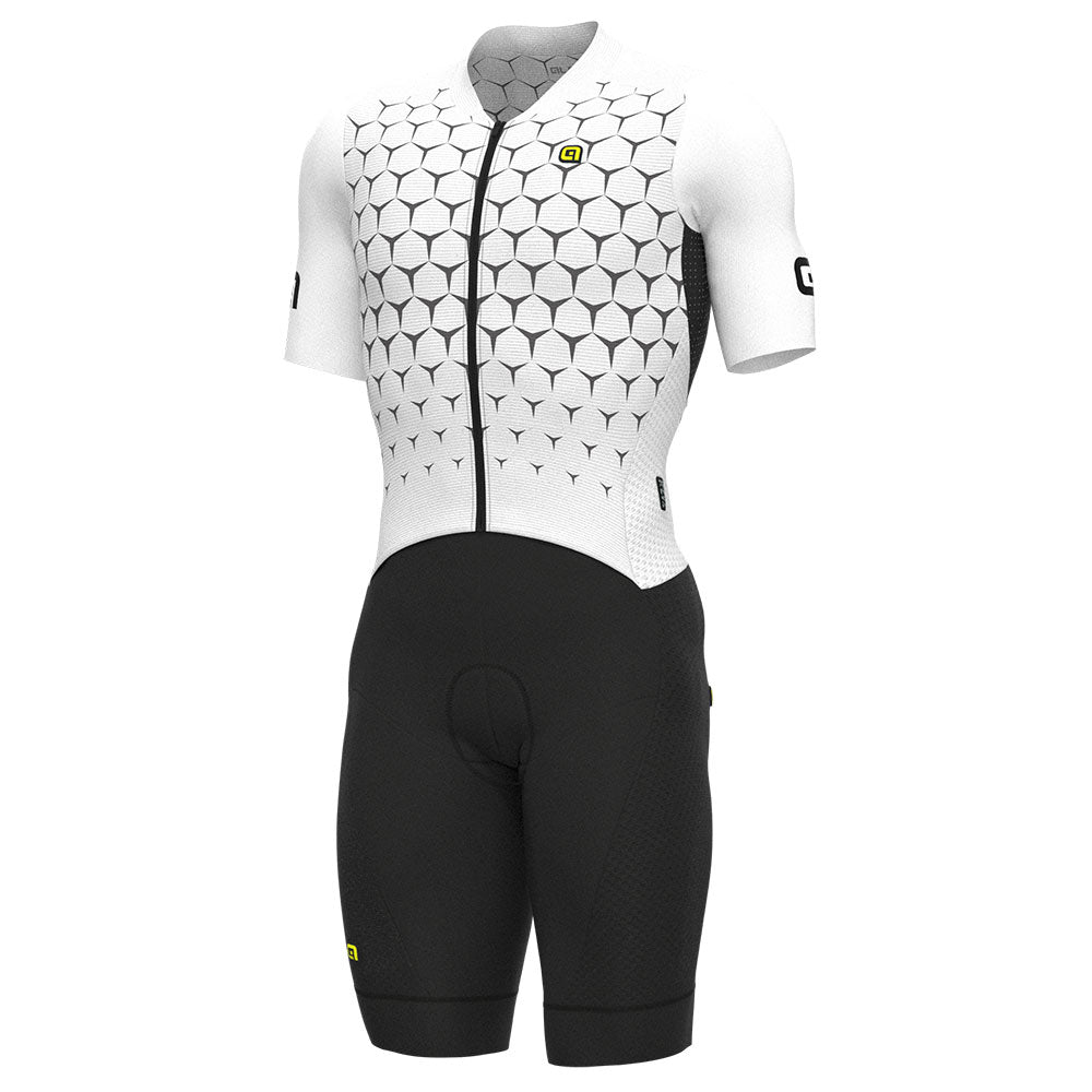 Alé Clothing Hive R-EV1 SS Skinsuit White M