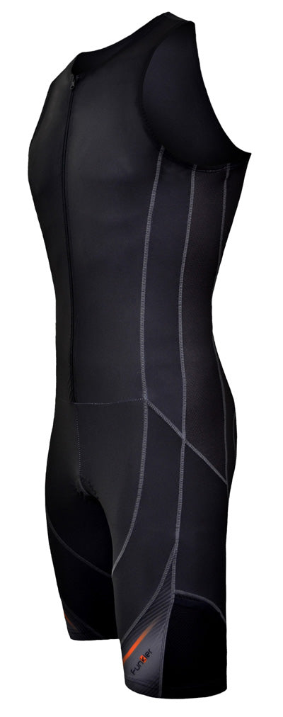Funkier Pace TRS-4503-SG-1 Gents Tri Suit in Black - Large