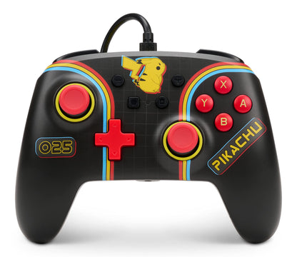 PowerA Enhanced Wired Controller for Nintendo Switch - Pokémon: Pikachu Arcade