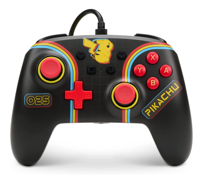 PowerA Enhanced Wired Controller for Nintendo Switch - Pokémon: Pikachu Arcade