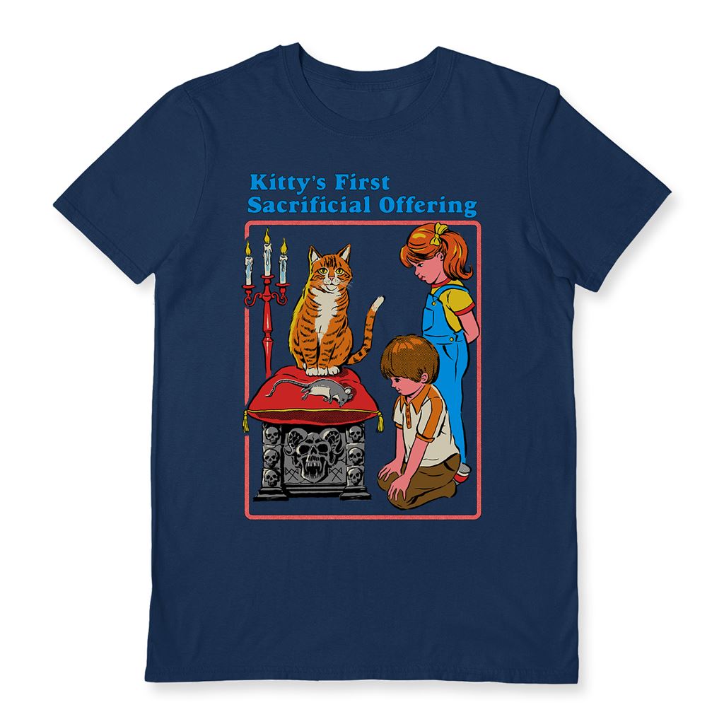 STEVEN RHODES (KITTY’S FIRST OFFERING) NAVY UNISEX T-SHIRT