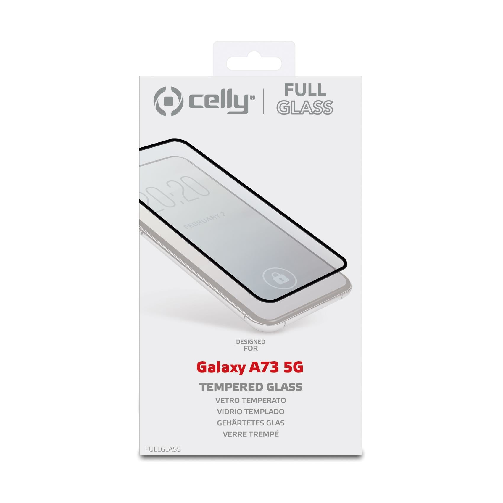 Full Glass Galaxy A73 5G Black