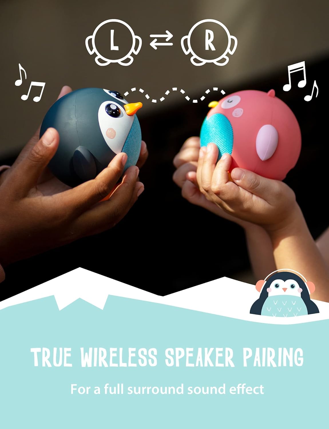 Altoparlante Bluetooth Bimbo Pingu