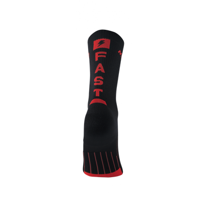 M2O Rf Crew Plus Compression Sock Black/Red M