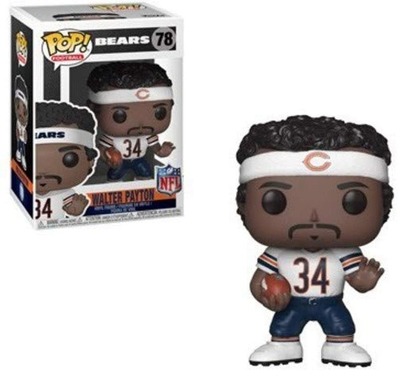 Funko POP! NFL: Legends - Walter Payton - White - NFL Legends - Collectable Vinyl Figure - Gift Idea - Official Merchandise - Toys for Kids & Adults - Sports Fans - Model Figure for Collectors