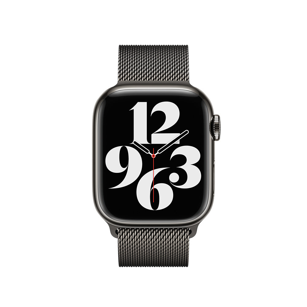 Apple Milanaise 41 mm Smartwatch-Armband graphit
