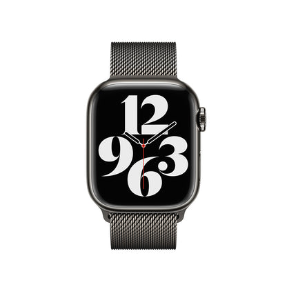 Apple Milanaise 41 mm Smartwatch-Armband graphit