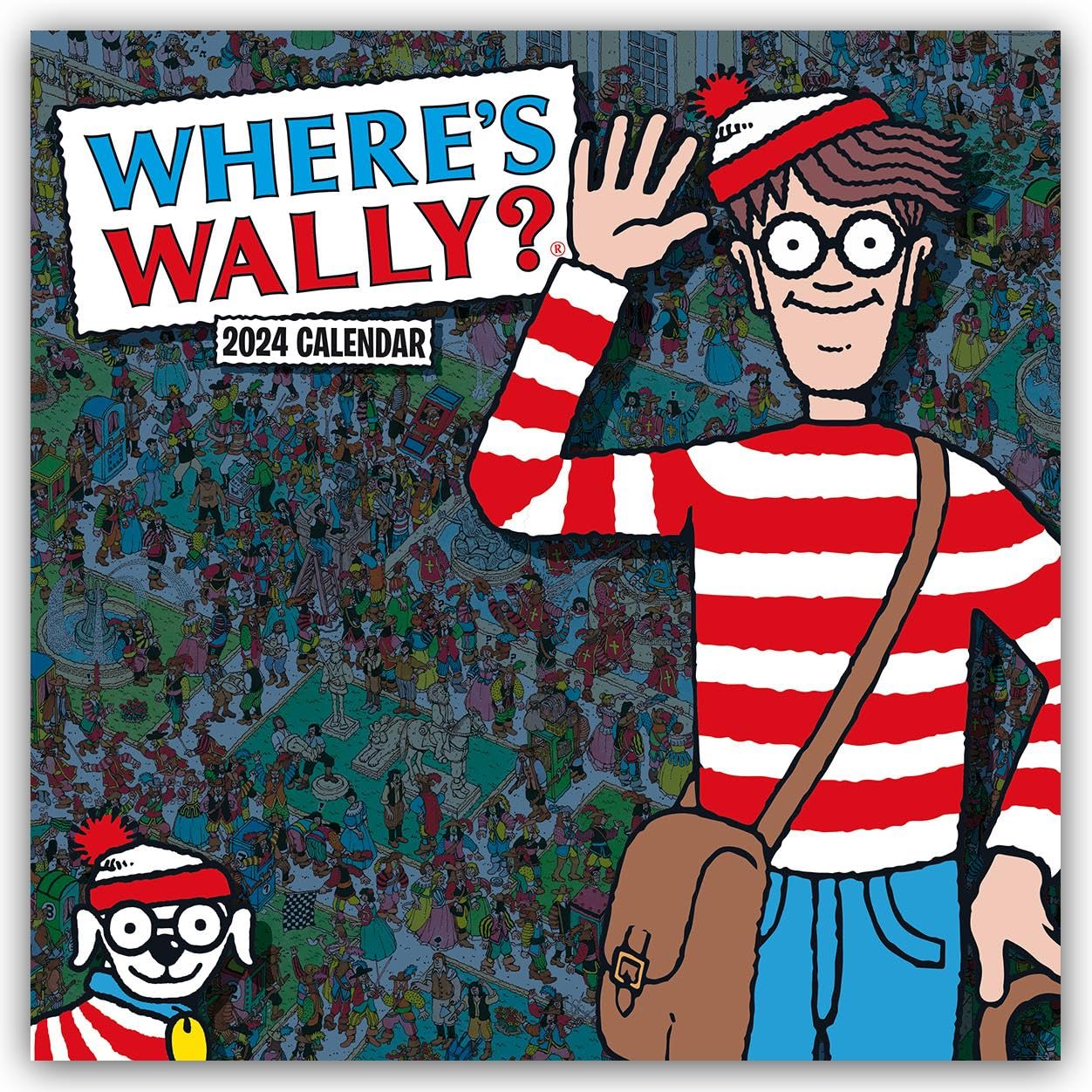 Where's Wally? - Wo ist Wally 2024 - Wand-Kalender: Original Carousel Calendar