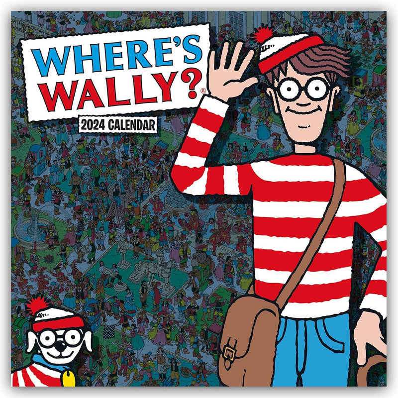 Where's Wally? - Wo ist Wally 2024 - Wand-Kalender: Original Carousel Calendar