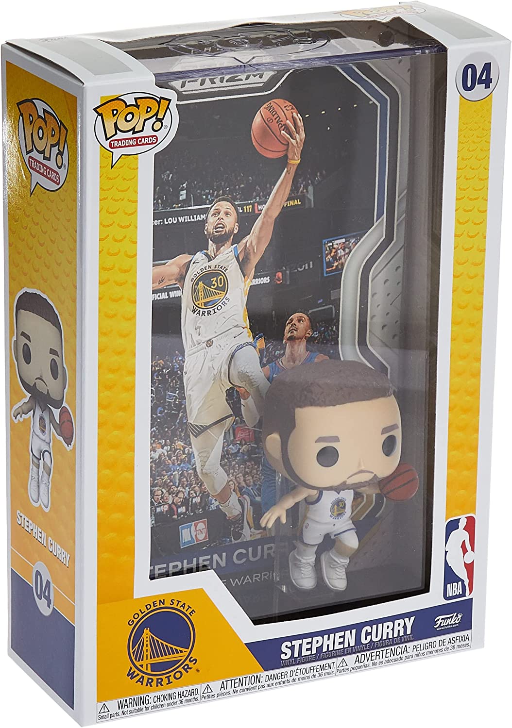 Funko POP! Trading Cards: Stephen Curry - NBA + Panini - Collectable Vinyl Figure - Gift Idea - Official Merchandise - Toys For Kids & Adults - Sports Fans - Model Figure For Collectors And Display