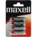 Maxell R03 Manganese Batteries (4)