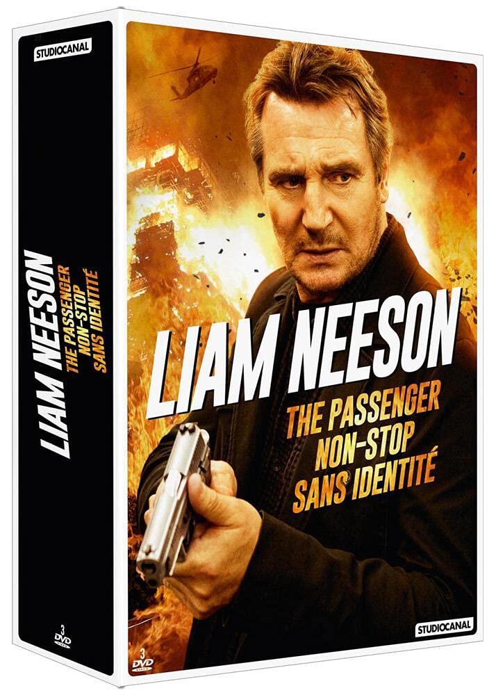 Coffret liam neeson et jaume collet-serra 3 films : non-stop ; sans identité ; the passenger