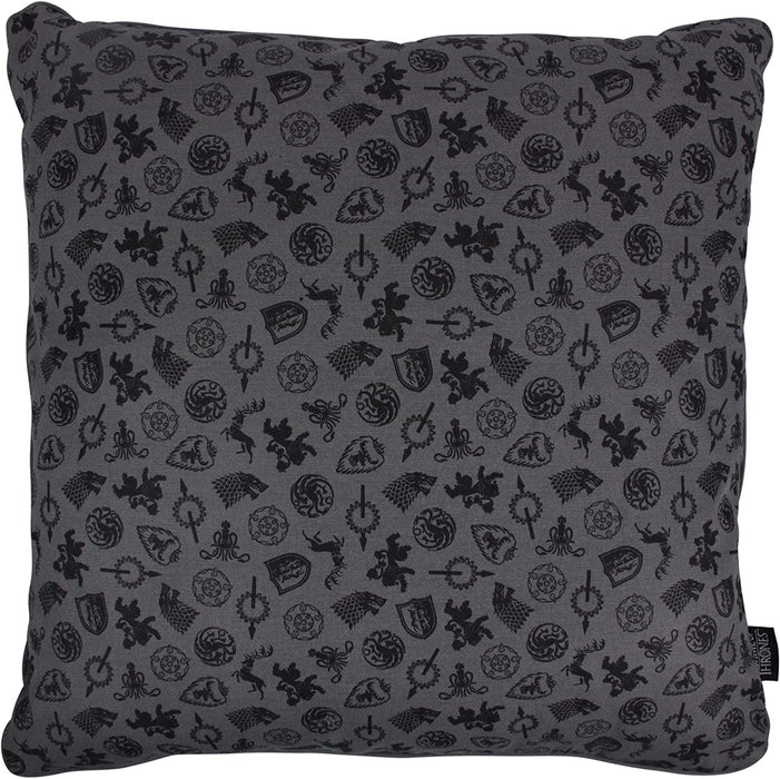 GAME OF THRONES - 45X45 Filled Cushion- Stark