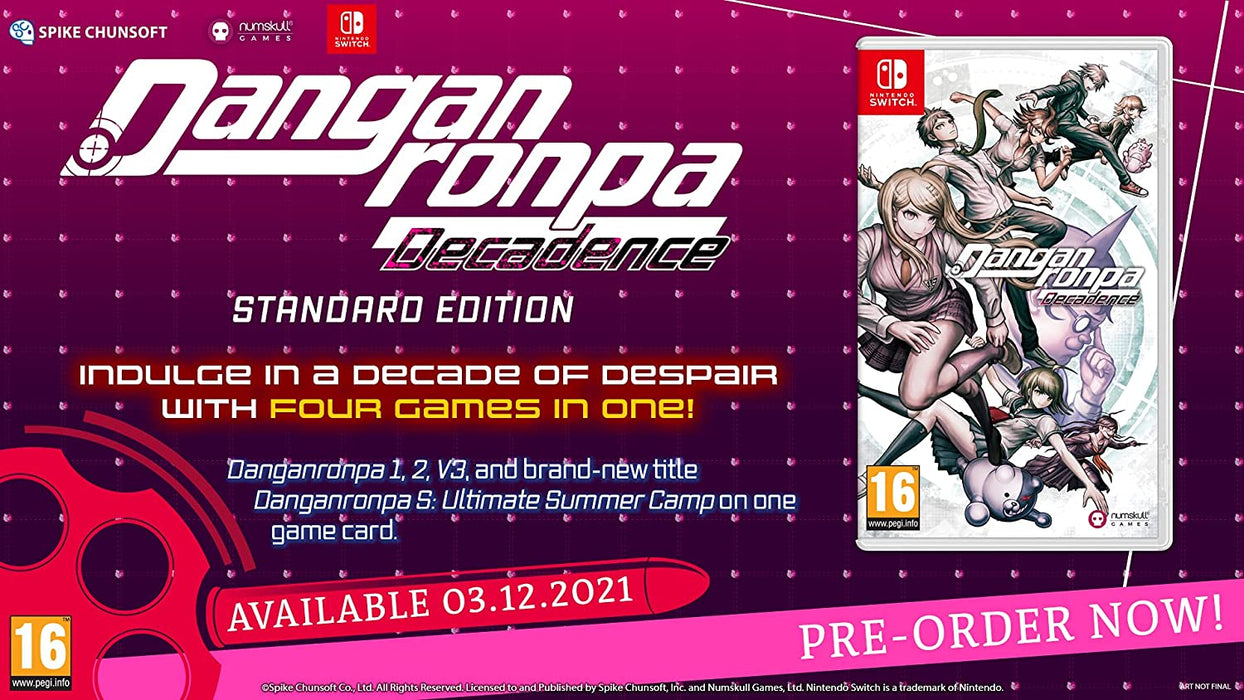 Danganronpa Decadence (Nintendo Switch) Nintendo Switch single