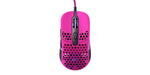 Xtrfy M42 RGB - Superlight Gaming Mouse - Wired with State-of-the-Art Pixart 3389 Sensor - Modular Housing with 2 Sizes Included - Adjustable RGB Backlight - Pink Edition