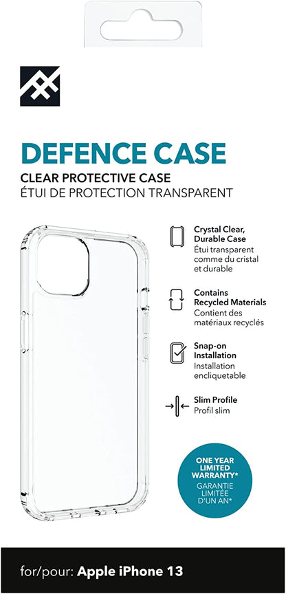 Ifrogz Defence - Back Cover For Mobile Phone - Clear - For Apple Iphone 13