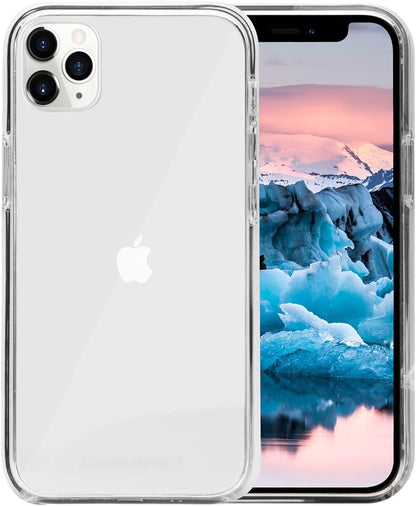 dbramante1928 Iceland - Compatible with iPhone 12 Pro Max - Made from 100% recycled plastic - All-around, slim, snap-on, impact protection case - Clear