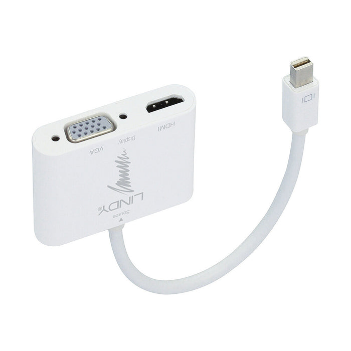LINDY 41070 Mini-DisplayPort to 4K HDMI and VGA Converter