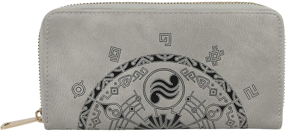 Nintendo Legend Of Zelda Symbols All-Over Print Zip-Around Wallet Purse, Female, Grey (Gw608606Zel)