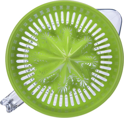 Emsa 507357 Superline citrus press,0.4 litres, transparent/green Transparent/Yellow