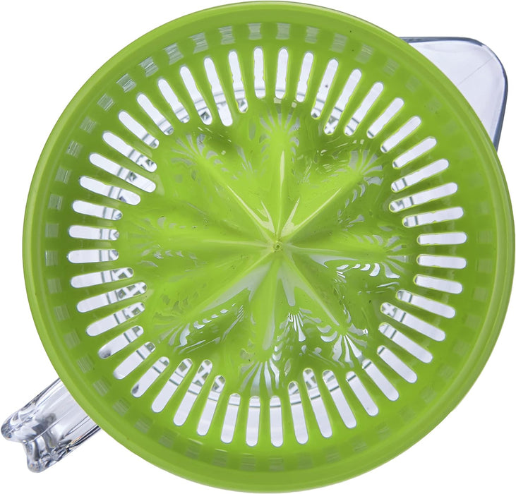 Emsa 507357 Superline citrus press,0.4 litres, transparent/green Transparent/Yellow