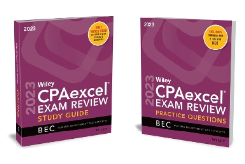 Wiley's CPA 2023 Study Guide + Question Pack: Business Environment and Concepts