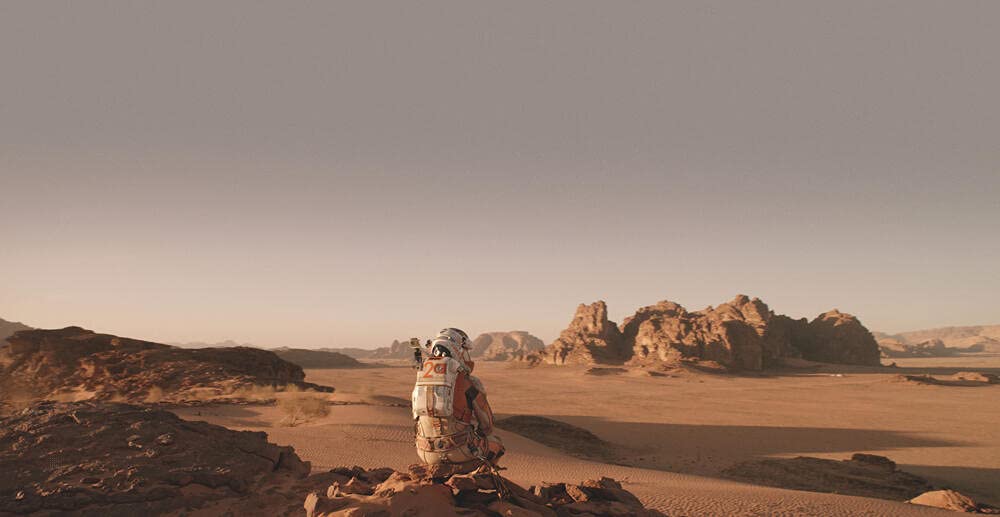 Coffret sf 2 films : seul sur mars ; sunshine