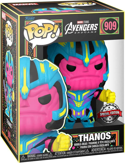 Funko POP & TEE: Marvel- Thanos (BKLT) - XL