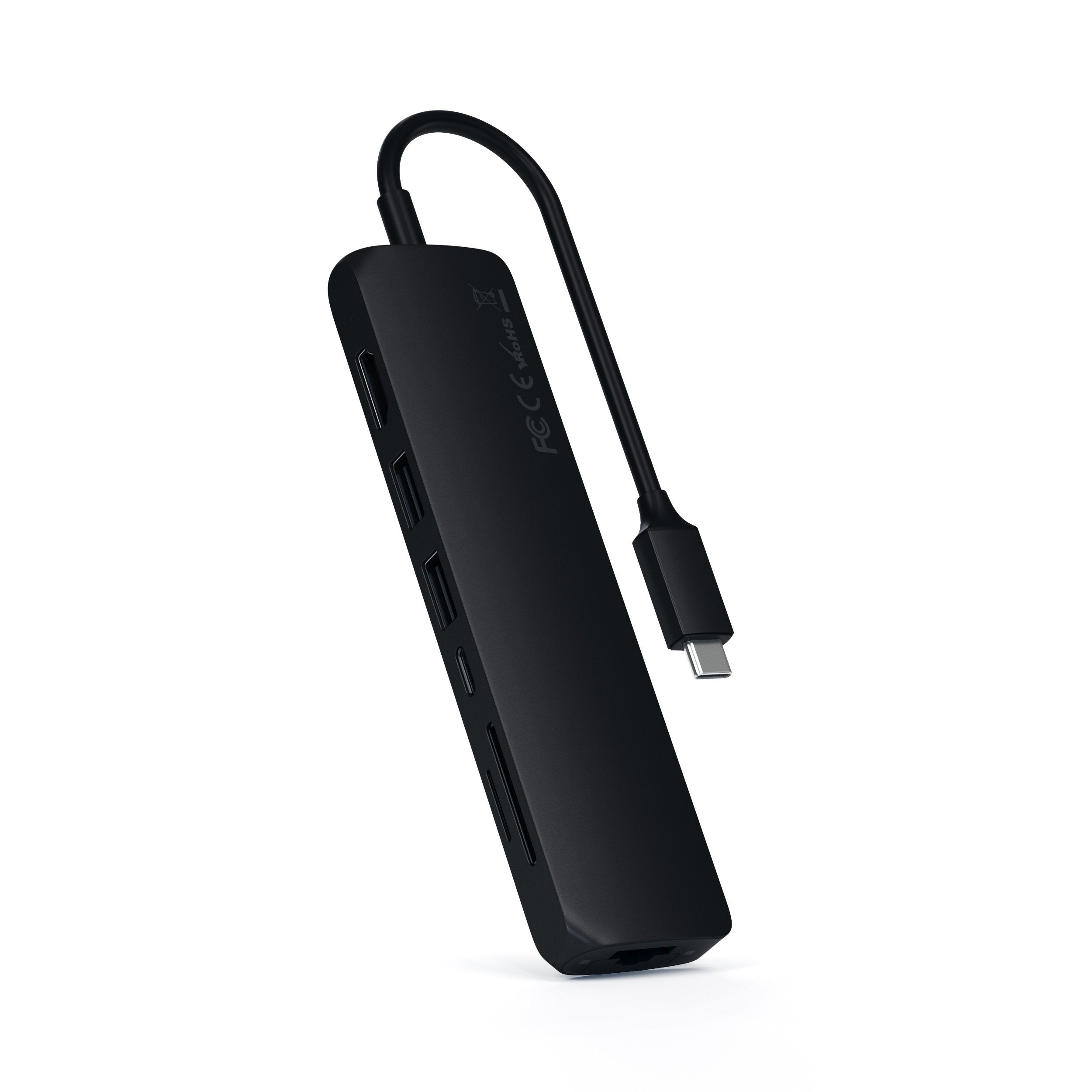 Satechi ST-UCSMA3K notebook dock/port replicator Wired USB 3.2 Gen 1 (3.1 Gen 1) Type-C Black