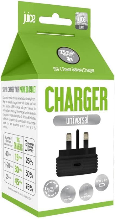 Juice Mains Pd Plug 25W Usb C Port