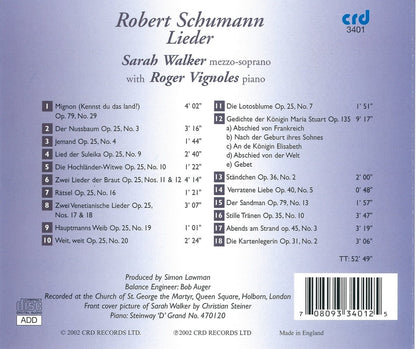 Robert Schumann: Lieder