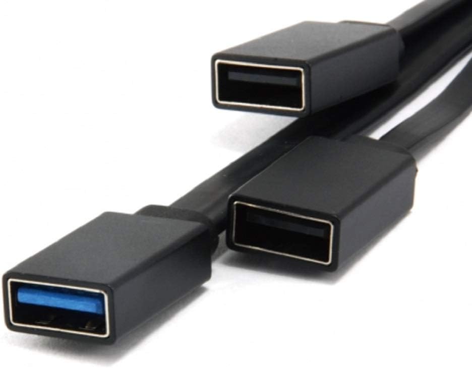 Conceptronic HUBBIES01B USB 3.1 Type-C (to 1-Port USB 3.0 + 2-Port USB 2.0 Cable Hub, OTG) Black