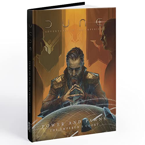 Modiphius Dune: Power and Pawns: The Emperors Court - Hardcover Supplement RPG Book
