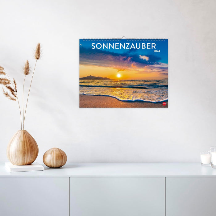 Heye Monats-Wandkalender Sonnenzauber 2024