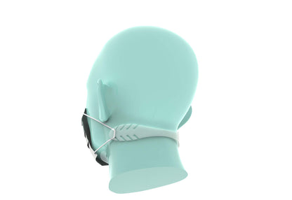 RENZ Mask Holder – Carrying Aid for Mouth Nose Protection – 3 x Mask Hooks Ear Protectors Ear Hooks Ear Protectors for Face Masks
