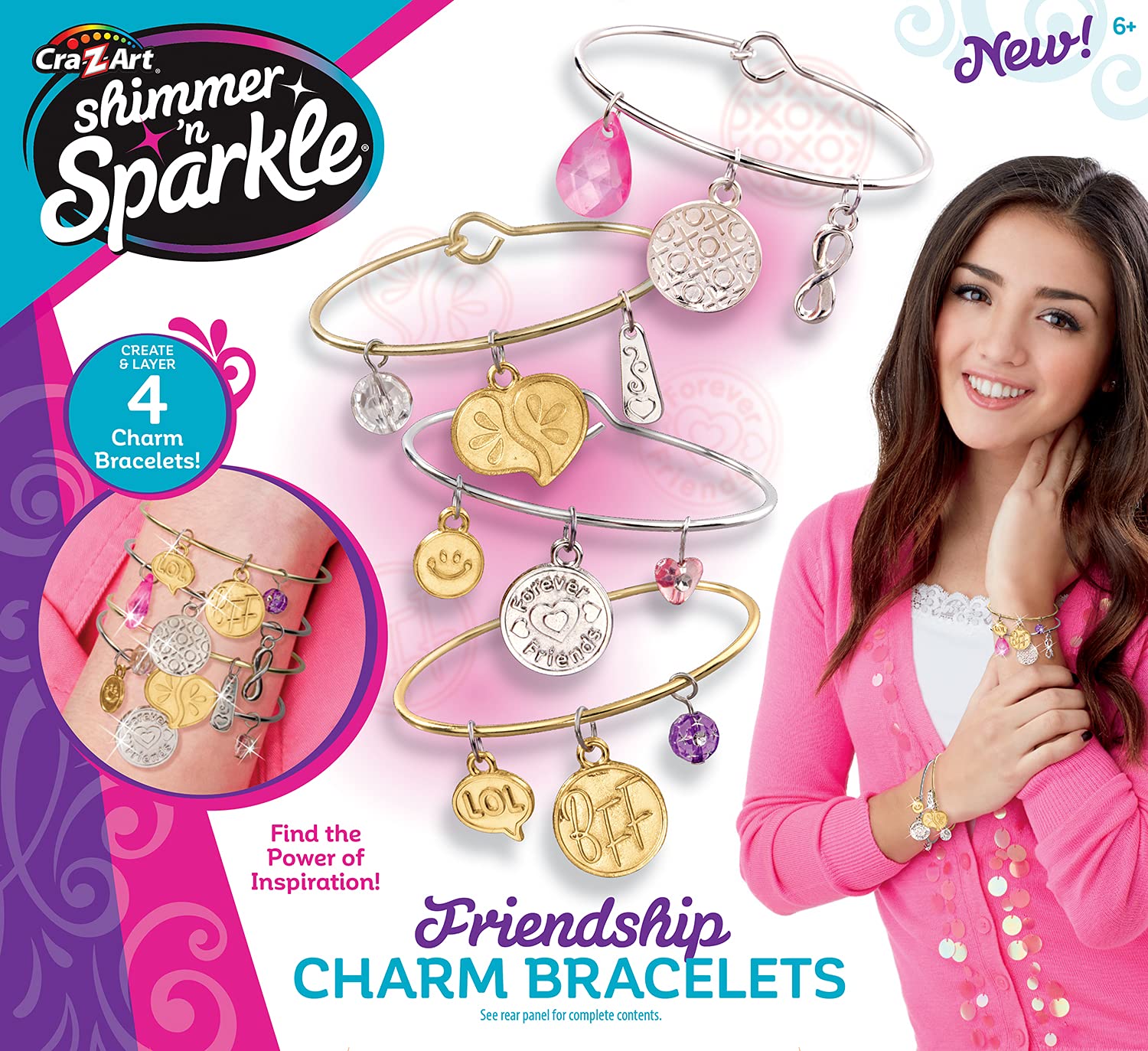 Cra-Z-Art: Shimmer And Sparkle - Trendy Charm Bracelets Music Friendship Free