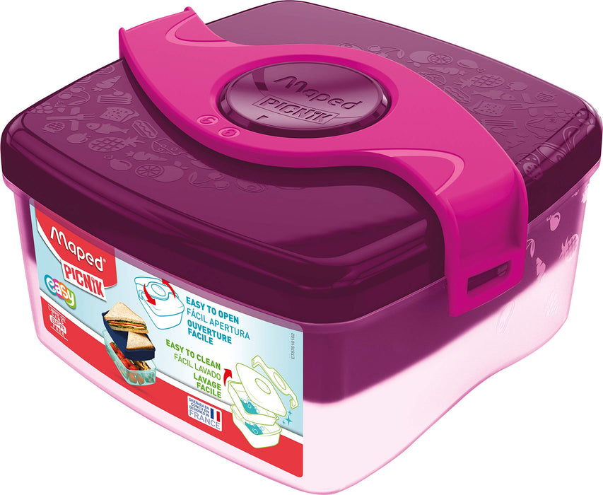 Maped Picnik Origins Lunch Box - Pink Lunch Box Picnik Origins Pink