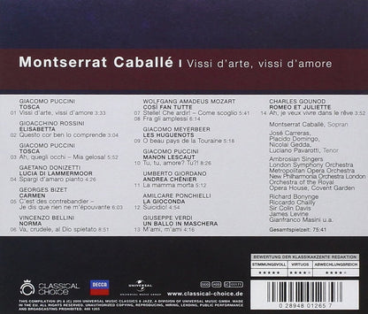 Monserrat Caballe: Vissi d'Arte, Vissi d'Amore (CC
