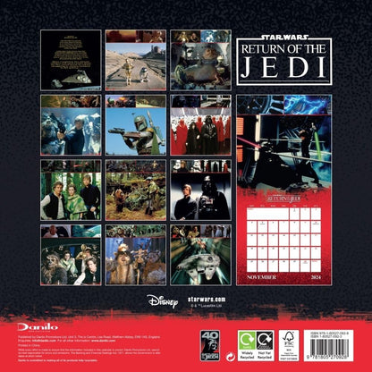 Star Wars Classic 2024 Square Wall Calendar