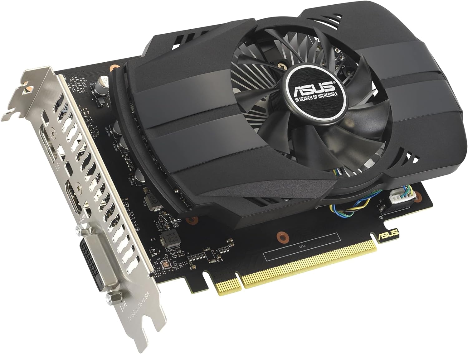 ASUS Phoenix NVIDIA GeForce GTX 1630 Graphics Card (PCIe 3.0, 4GB GDDR6 memory, HDMI 2.0b, DisplayPort 1.4a, DVI-D, IP5X Dust Resistance, Auto-Extreme) PHOENIX GTX1630 4GB EVO