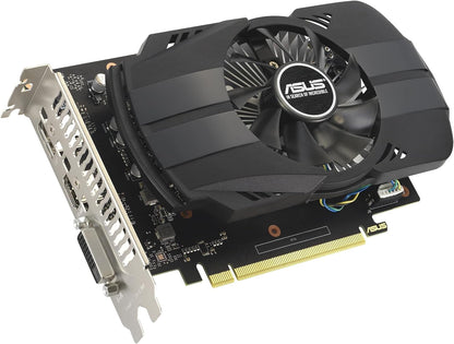 ASUS Phoenix NVIDIA GeForce GTX 1630 Graphics Card (PCIe 3.0, 4GB GDDR6 memory, HDMI 2.0b, DisplayPort 1.4a, DVI-D, IP5X Dust Resistance, Auto-Extreme) PHOENIX GTX1630 4GB EVO