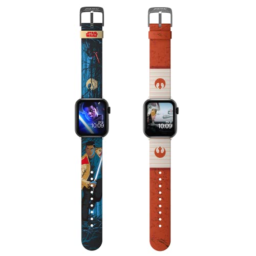 Star Wars Set – Rebel Classic & Finn Smartwatch Bands – Officially Licensed, Compatible with Every Size & Series of Apple Watch (watch not included)