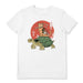 VINCENT TRINIDAD (CATANA ON TURTLE) WHITE UNISEX T-SHIRT SMALL