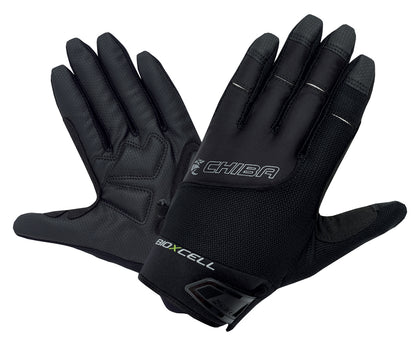 Chiba BioXCell Full Fingered Touring Gloves in Black - X-Large