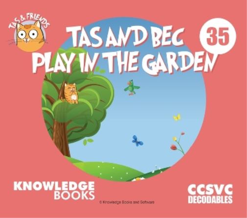 Tas and Bec Play in the Garden