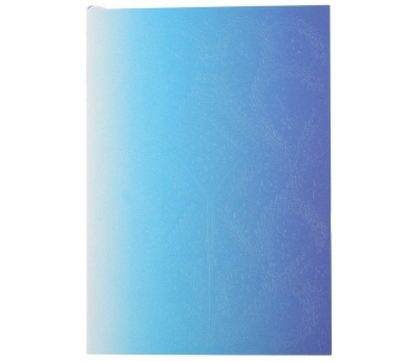 Christian Lacroix Neon Blue A6 6" X 4.25" Ombre Paseo Notebook