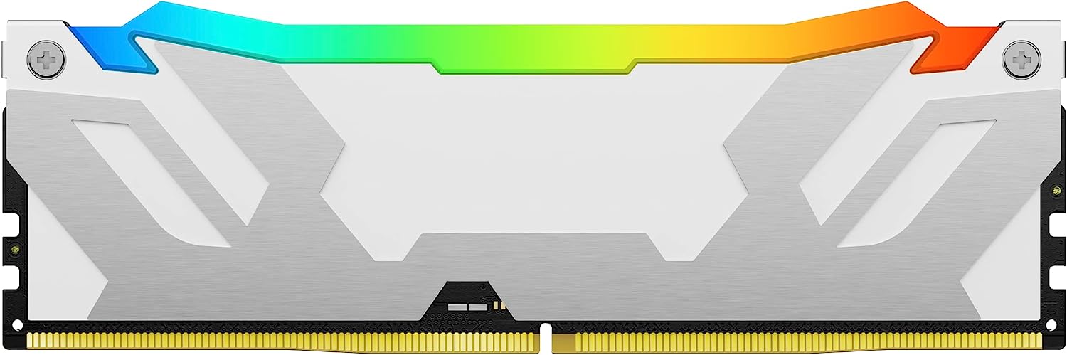 Kingston FURY Renegade White RGB XMP 16GB 6800MT/s DDR5 CL36 DIMM Desktop Gaming Memory - KF568C36RWA-16 Wit Single Module 6800MT/s 6800MT/s 16Gbit