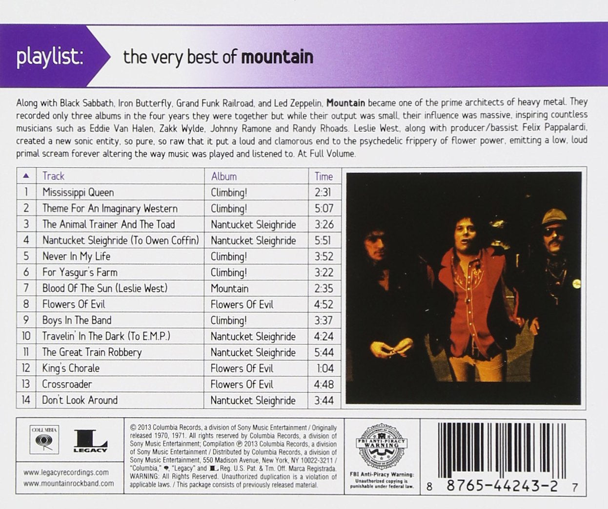 Playlist: The Very Best of Mountain