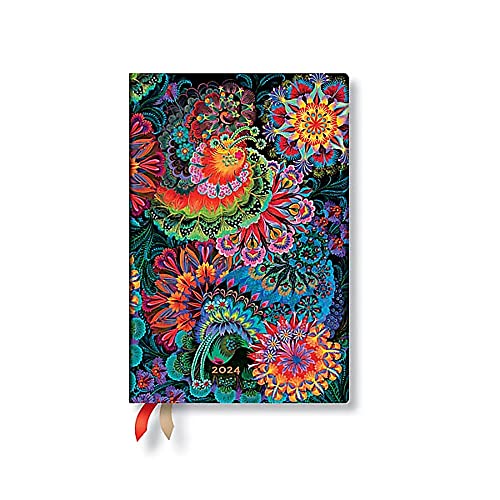 Moonlight (Olena’s Garden) Mini 12-month Dayplanner 2024