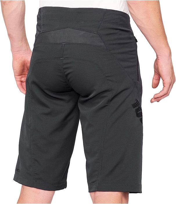 100% Airmatic Shorts 2022 Charcoal 30"